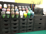 008MT LA Unit Medium Top 25x Dropper Bottle Rack