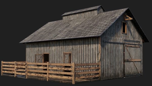 09-10-11-12  - Farm Buildings 4K PBR GameReady