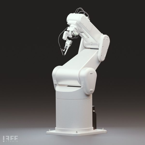 10 Industrial Robot Arm and 5 tools 3D model