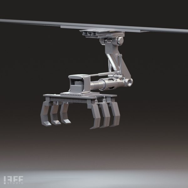 10 Industrial Robot Arm and 5 tools 3D model