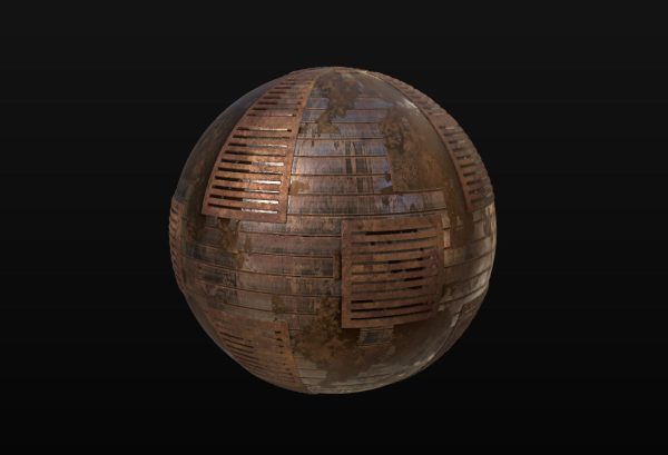 10 Seamless Rusty and Grungy Metal PBR Materials - Set 4