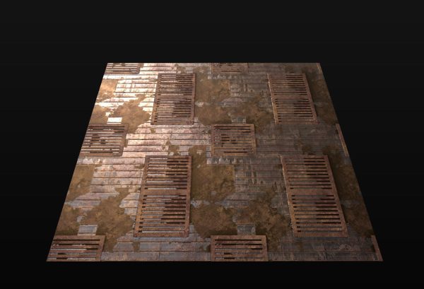 10 Seamless Rusty and Grungy Metal PBR Materials - Set 4