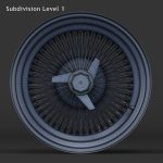 100 Spoke Wire Wheel Rim