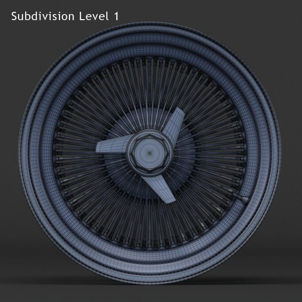 100 Spoke Wire Wheel Rim