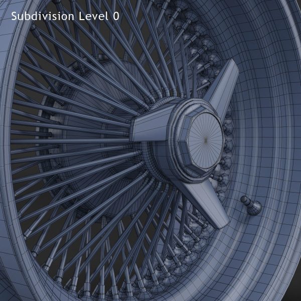 100 Spoke Wire Wheel Rim