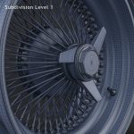 100 Spoke Wire Wheel Rim