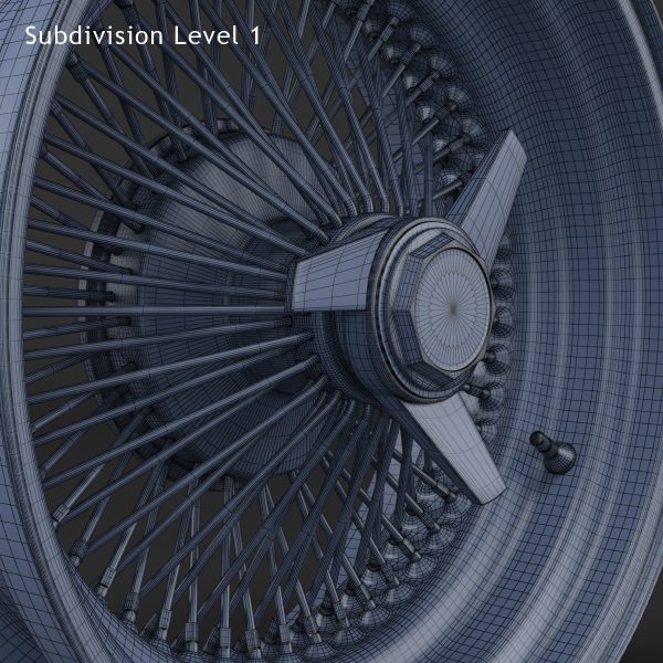 100 Spoke Wire Wheel Rim