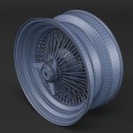 100 Spoke Wire Wheel Rim
