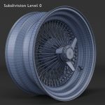 100 Spoke Wire Wheel Rim