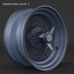 100 Spoke Wire Wheel Rim