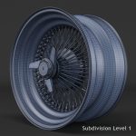 100 Spoke Wire Wheel Rim