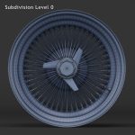 100 Spoke Wire Wheel Rim