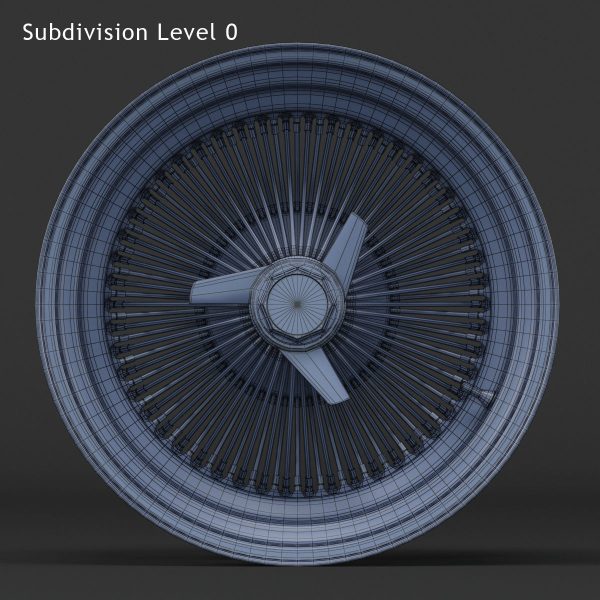 100 Spoke Wire Wheel Rim