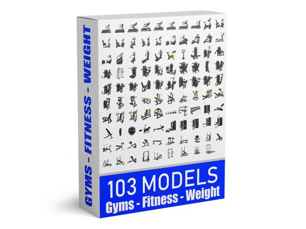 103 Models Gym Fitness Weight Collection