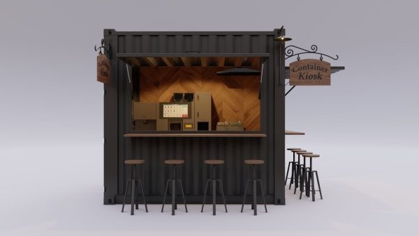 10ft Shipping Container Kiosk