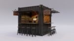 10ft Shipping Container Kiosk