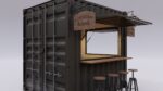 10ft Shipping Container Kiosk