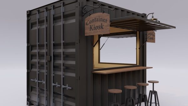 10ft Shipping Container Kiosk