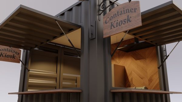 10ft Shipping Container Kiosk