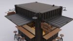 10ft Shipping Container Kiosk