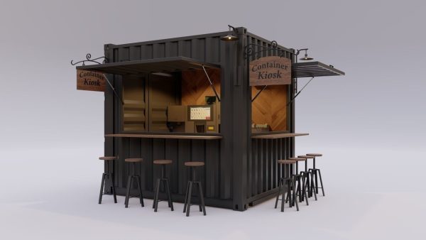 10ft Shipping Container Kiosk