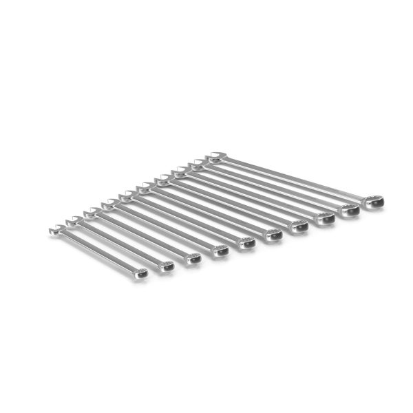 10pc 12-Point Metric Long CombinationWrench Set 10-19mm