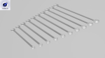 10pc 12-Point Metric Long CombinationWrench Set 10-19mm