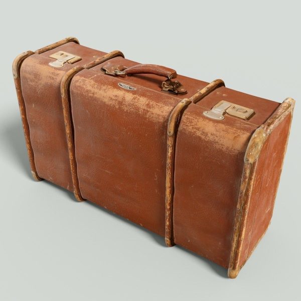12 Vintage Suitcases Retro Valise Collection