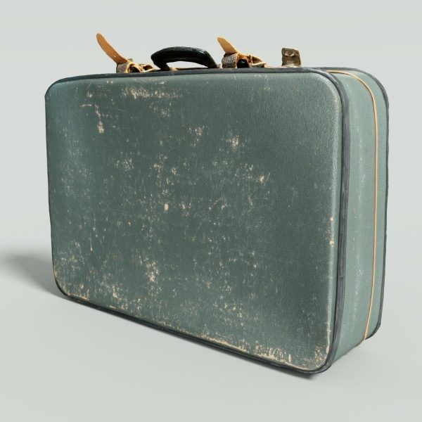 12 Vintage Suitcases Retro Valise Collection