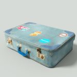 12 Vintage Suitcases Retro Valise Collection