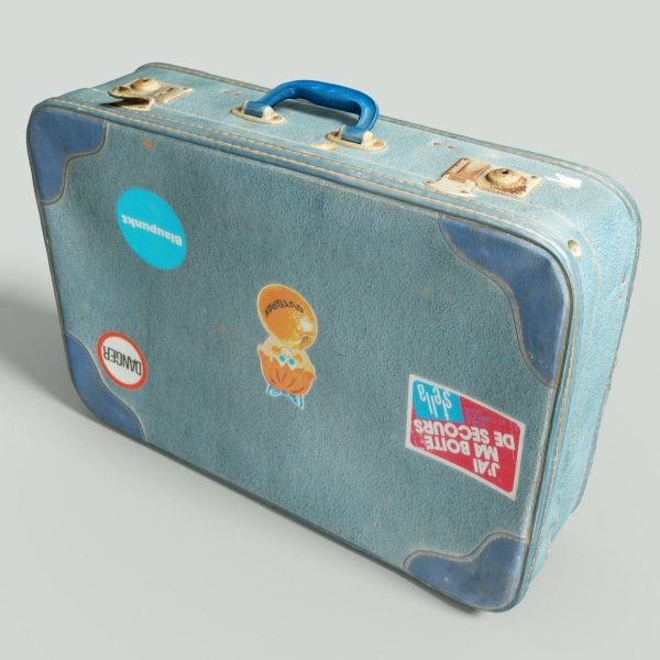 12 Vintage Suitcases Retro Valise Collection