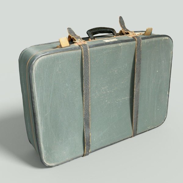 12 Vintage Suitcases Retro Valise Collection