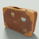 12 Vintage Suitcases Retro Valise Collection