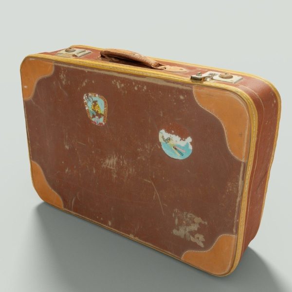 12 Vintage Suitcases Retro Valise Collection
