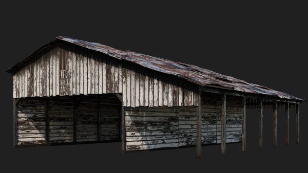 13-14-15-16 - Farm Buildings 4K PBR GameReady