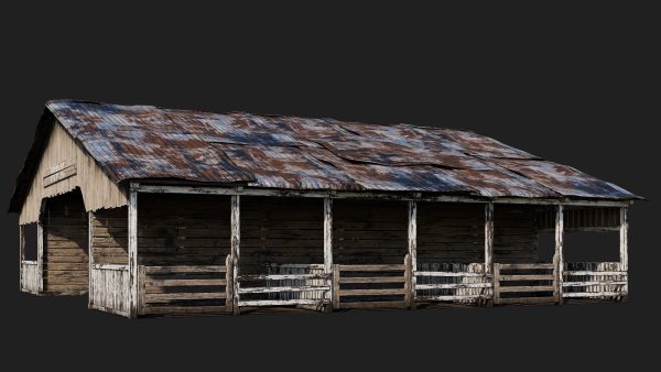 13-14-15-16 - Farm Buildings 4K PBR GameReady