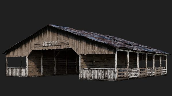 13-14-15-16 - Farm Buildings 4K PBR GameReady