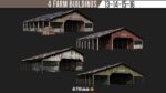 13-14-15-16 - Farm Buildings 4K PBR GameReady
