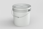 14L - Plastic paint Can 3D model