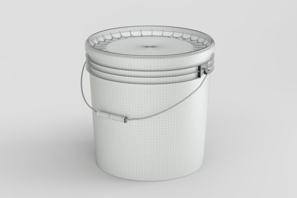 14L - Plastic paint Can 3D model