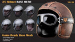 157 Mask and Helmet Base Mesh Bundle