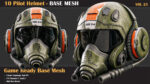 157 Mask and Helmet Base Mesh Bundle