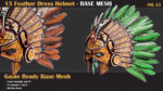 157 Mask and Helmet Base Mesh Bundle