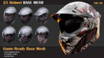 157 Mask and Helmet Base Mesh Bundle