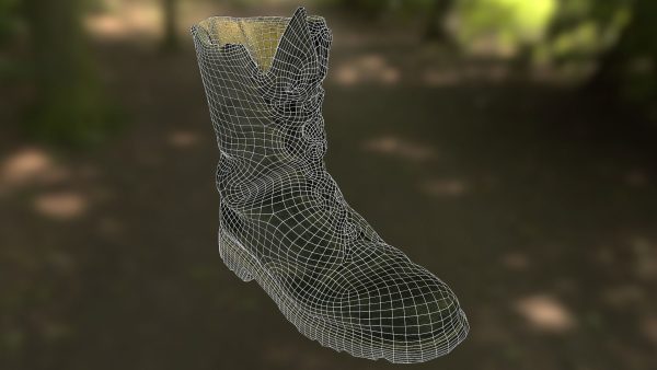 16 low poly boots