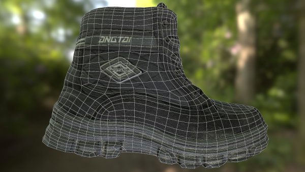 16 low poly boots