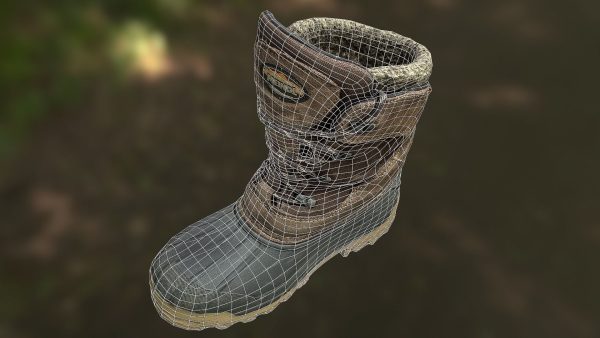 16 low poly boots