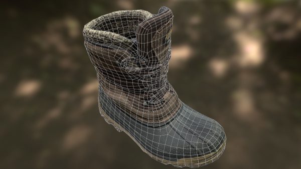 16 low poly boots