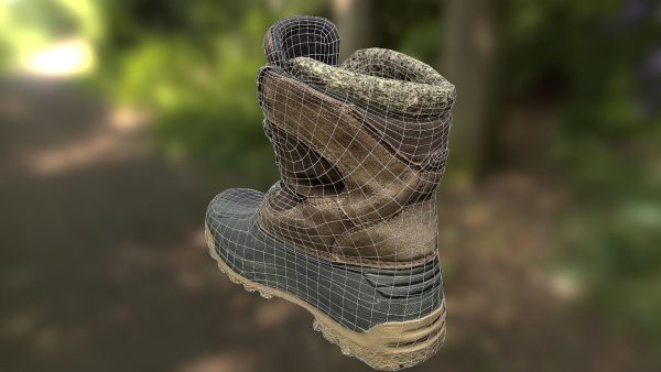 16 low poly boots