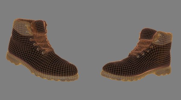 16 low poly boots